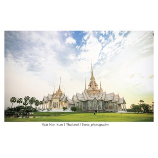 Postcard โปสการ์ดไทย วัดโนนกุ่ม หรือวัดหลวงพ่อโต จ.นครราชสีมา (4x6 นิ้ว)