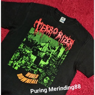 เสื้อยืด พิมพ์ลาย Terrorizer World Downfall