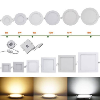 โคมไฟดาวไลท์พาแนล สำหรับฝังฝ้า panel led 3-24W