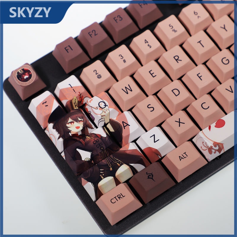 genshin-impact-keycap-hu-tao-keycap-pbt-dye