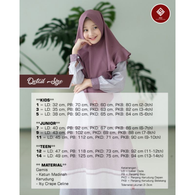 Nailah GAMIS KIDS 2-3 ปี