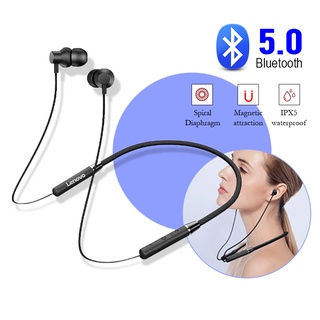 Lenovo หูฟังบลูทูธ ไร้สาย กันน้ำ HE05 In Ear Sports IPX5 Waterproof Bluetooth 5.0 หูฟังออกกำลังกาย earphone กันเหงื่อ