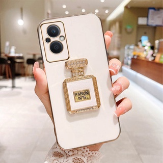 เคสโทรศัพท์มือถือ กันกระแทก ลายขวดน้ําหอม หรูหรา สําหรับ OPPO Reno7 Reno7 Z Reno6 Reno6 Z Reno5 Reno5 F Pro