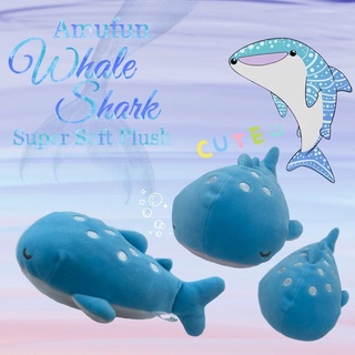 ตุ๊กตาฉลามวาฬ เนื้อมาช นุ่มนิ่ม น่ารัก Amufun Whale Shark Super Soft Plush #สัตว์น้ำ #สัตว์ทะเล