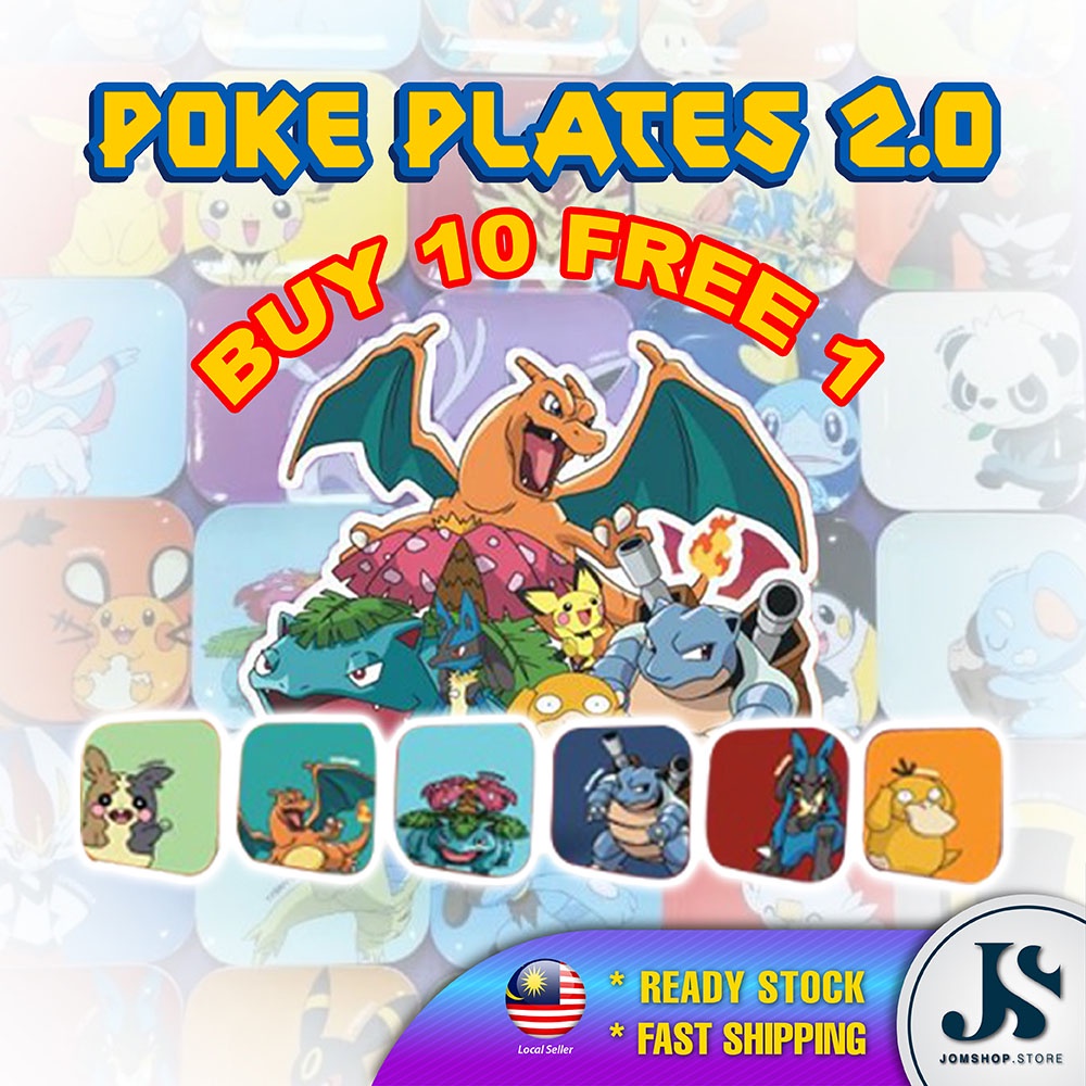 7-Eleven Pokemon Poke Plates 2.0