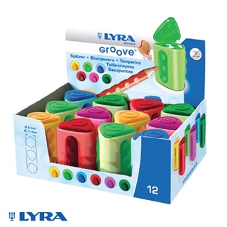 กบเหลาดินสอ 2 รู (LYRA Groove Twin-Hole Sharpener)