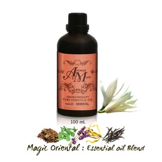 Aroma&amp;More  Magic Oriental  Essential Oil blend 100% น้ำมันหอมระเหยสูตรผสมพิเศษหอมนุ่ม อบอุ่น โรแมนติก 100ML