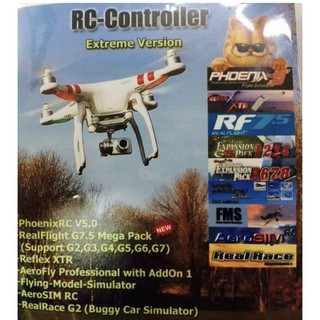 ชุด Sim ฝึกบิน เครื่องบิน เฮลิคอปเตอร์ RC-Controller Extreme version Phonic Rc - สำหรับรีโมทฟูตาบ้า Futaba