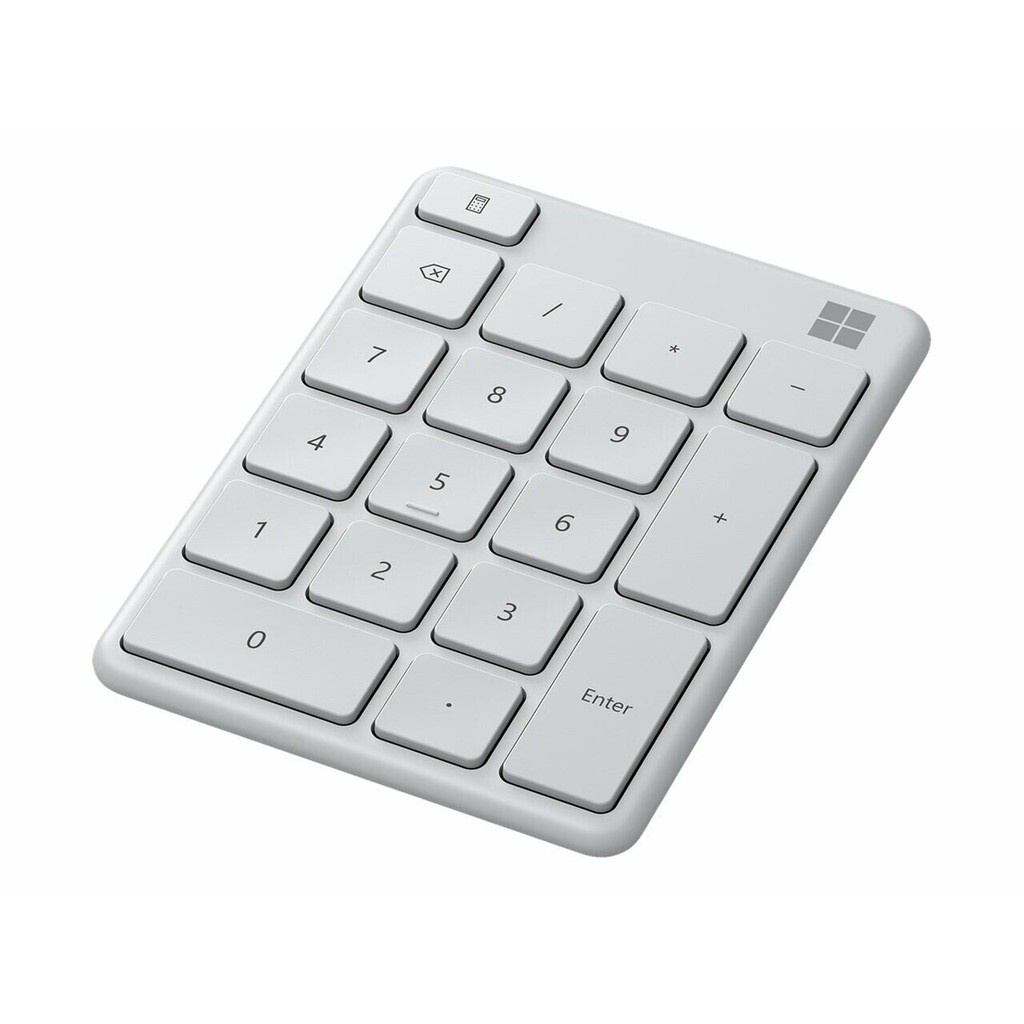 Microsoft NUMBER PAD Bluetooth Glacier MCS-23O-00021 Number Pad ...