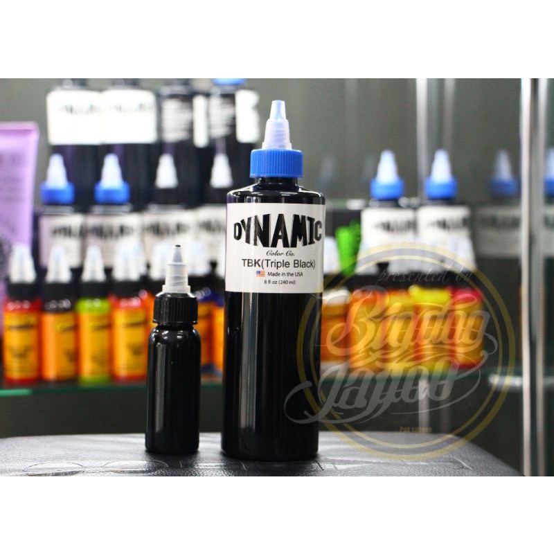 สีไดนามิคTBK(แบ่ง1ออนซ์)(1/2ออนซ์)(5 ml.) /Triple black/Dynamic/Ink/สีแท้100%