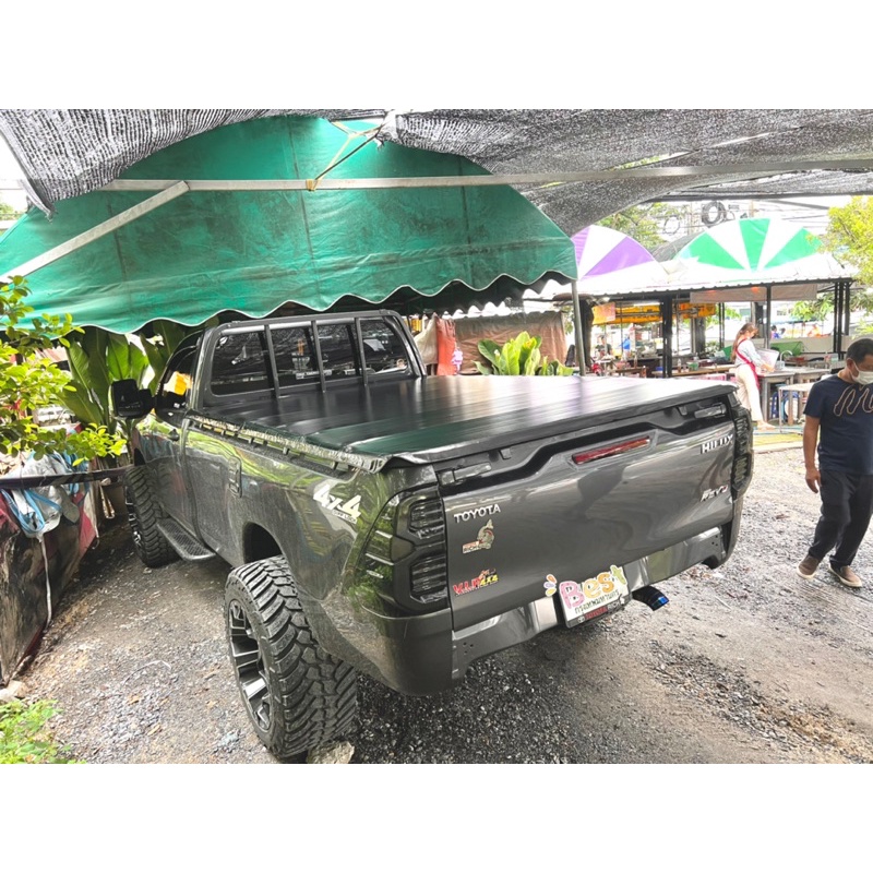 ผ้าใบปิดท้ายกระบะ Revo ตอนเดียว 6 คาน