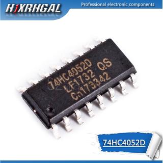 ชุดชิ้นส่วนอิเล็กทรอนิกส์ 74hc4052d Sop16 74hc4052 Sop Sn74Hc4052Dr Smd 10 ชิ้น 744052