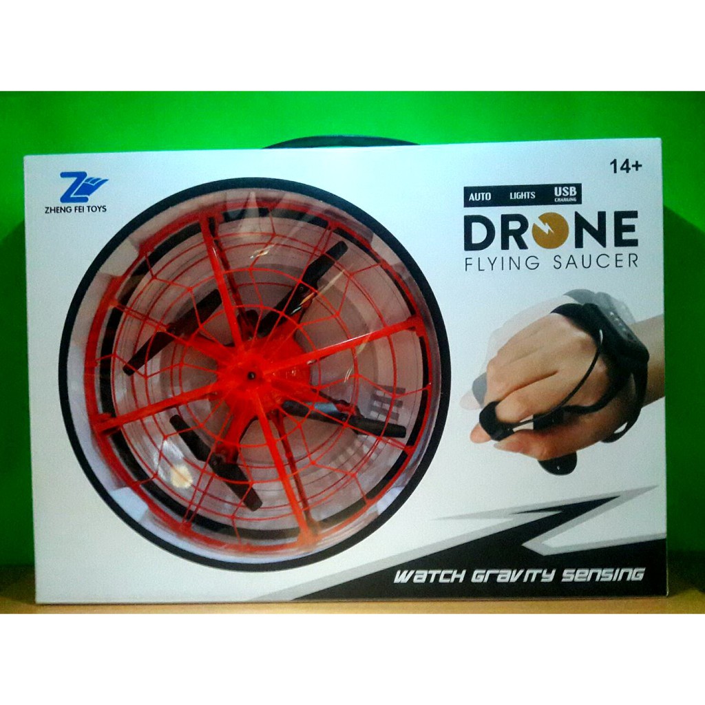 โดรนUFO  บังคับด้วยสายรัดข้อมือ