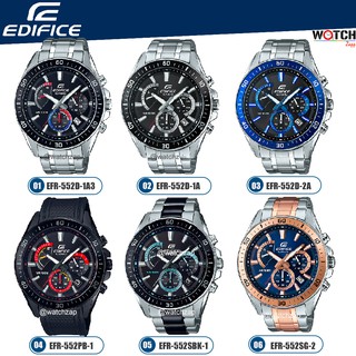 Casio Edifice Chronograph นาฬิกาข้อมือผู้ชาย สีดำ สายสแตนเลส…