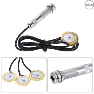 แจ็ค 6 . 35 มม . Piezo Pickup Pick - Up System 3 Transducers สําหรับกีตาร์อูคูเลเล่