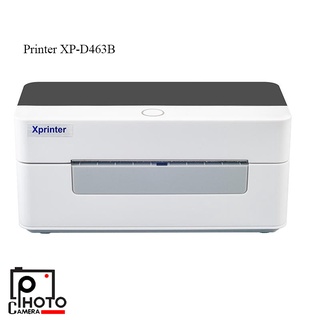 XPrinter XP-D463B Barcode Printer เครื่องพิมพ์สติกเกอร์แ ฉลากยา บาร์โค้ด พร้อมแท่นวาง