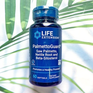 (Life Extension®) PalmettoGuard Saw Palmetto Nettle Root with Beta-Sitosterol 60 Softgels สารสกัดซอว์ปาลม์เมตโต้