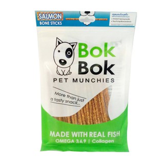 Bok Bok Pet Munchies Salmon Bone Sticks (150 g.)