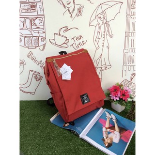 กระเป๋า Anello flap rucksack polyester canvas