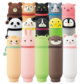 LIHIT Smart Fit Punilabo Stand Pen Case S (กระเป๋าซิลิโคนตั้งได้ไซส์ S) A-7712