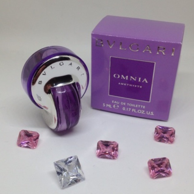 Bvlgari Omnia Amethyste EDT 5ml. (น้ําหอมมินิ,จิ๋ว,ขนาดทดลอง,ขนาดพกพา,หัวแต้ม).