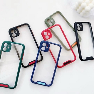 เคส มีไอ7+ 12pm 12Pro 12 เคสป้องกันเลนส์กล้องสำหรับiPhone,เคสอะคริลิกแฟชั่นแบบใสแข็งสำหรับรุ่นSE 2020 11 Pro Max XR XS 8 7 Plus