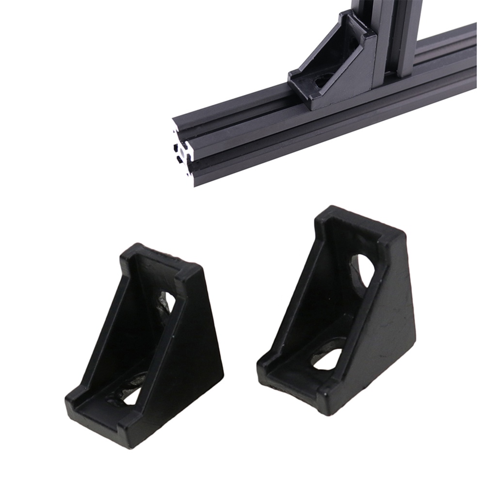 20pcs 2028 2020 มุมมุม L วงเล็บเชื่อมต่อ Fasten Fitting ยาวสําหรับอลูมิเนียมโปรไฟล์ Extrusion 2020/3