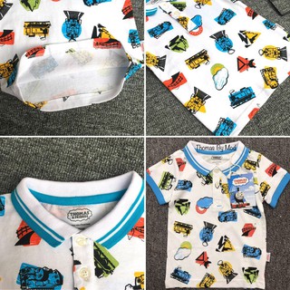 เสื้อคอปก ผ้ายืด Thomas and friends