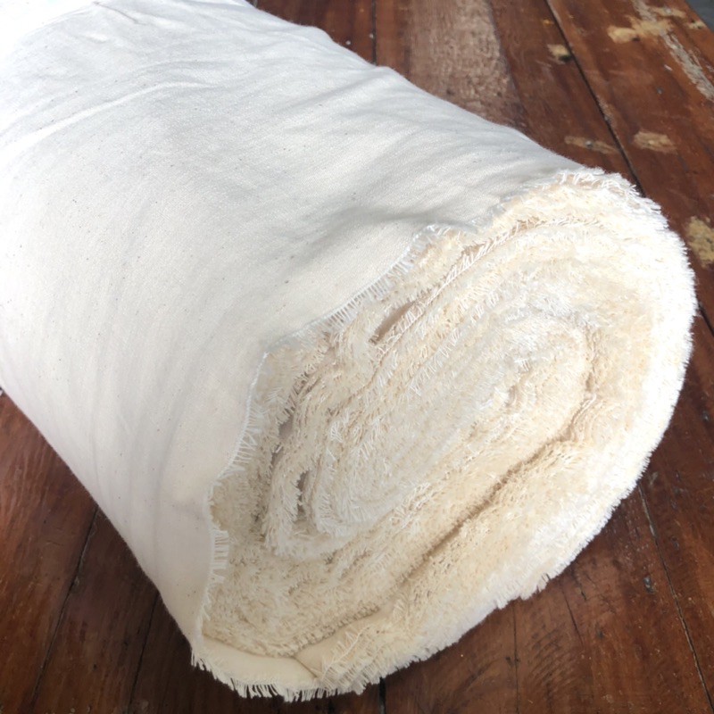 ผ้าดิบคอตตอนสล๊าฟลายพื้น(GSM280/64นิ้ว)(033)