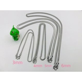 สร้อยสแตนเลสแท้  ลายกระดูกงูแบนมีขนาดให้เลือกตั้งแต่3,4,5,6m…