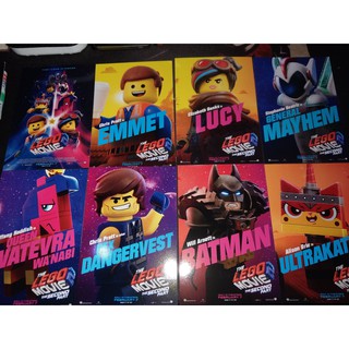 (ของแท้ 100%) Postcard โปสการ์ด จากเรื่อง The Lego Movie 2 เลโก้มูฟวี่ 2