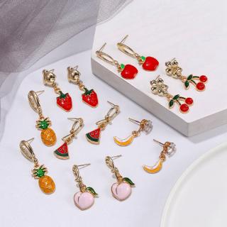 Trendy Earrings/Statement/Fruit/Sweet/Dangle/Korean/Cute/Drop Earrings Female oorbellen brincos NR293 #5040