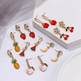 Trendy Earrings/Statement/Fruit/Sweet/Dangle/Korean/Cute/Drop Earrings Female oorbellen brincos NR293 #5040