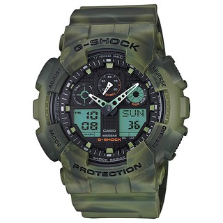 นาฬิกา Casio G-Shock Limited model Marble Camouflage series รุ่น GA-100MM-3A ของแท้ รับประกัน 1 ปี