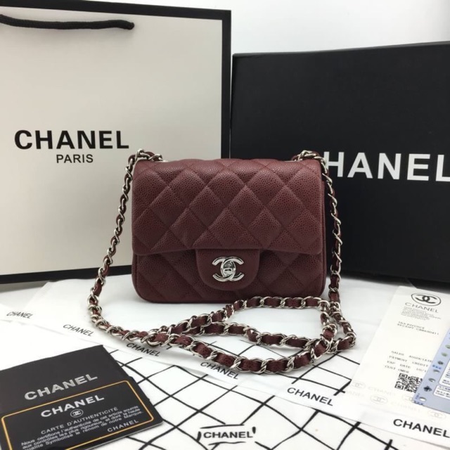 กระเป๋า Chanel Classic7' Original leather1:1 หนังแท้พร้อมส่งค่ะ