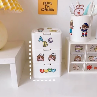 HomeDee ฟรีสติ๊กเกอร์ กล่องใส่ของ ชิ้นเล็ก ฝาเปิดปิดได้ แบบป๊อบ-อัฟ ช่วยป้องกันฝุ่น ขนาดมินิ
