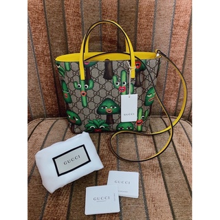 Like New GUCCI KIDS TOTE With strap cactus 🌵 น้องกระบองเพชร