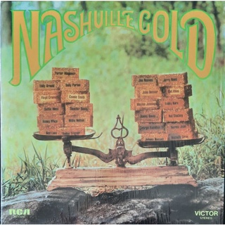 แผ่นเสียง รวมเพลงศิลปินคันทรี Nashville Gold , 2 Vinyl (Used)