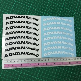 สติกเกอร์ติดขอบล้อ advan racing