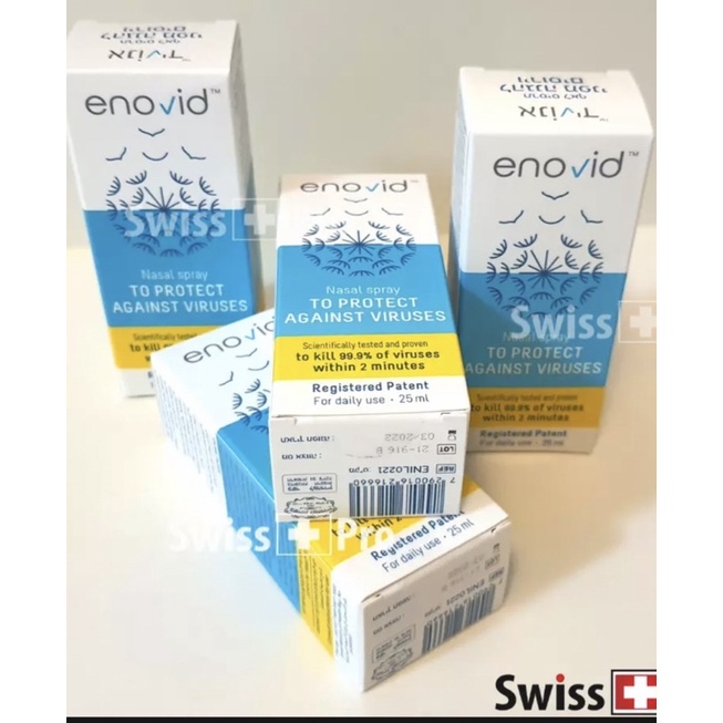 ส่งจากไทย สเปรย์พ่นจมูก ฆ่าเชื้อไวรัส Covid19 ENOVID SaNOtize Nasal