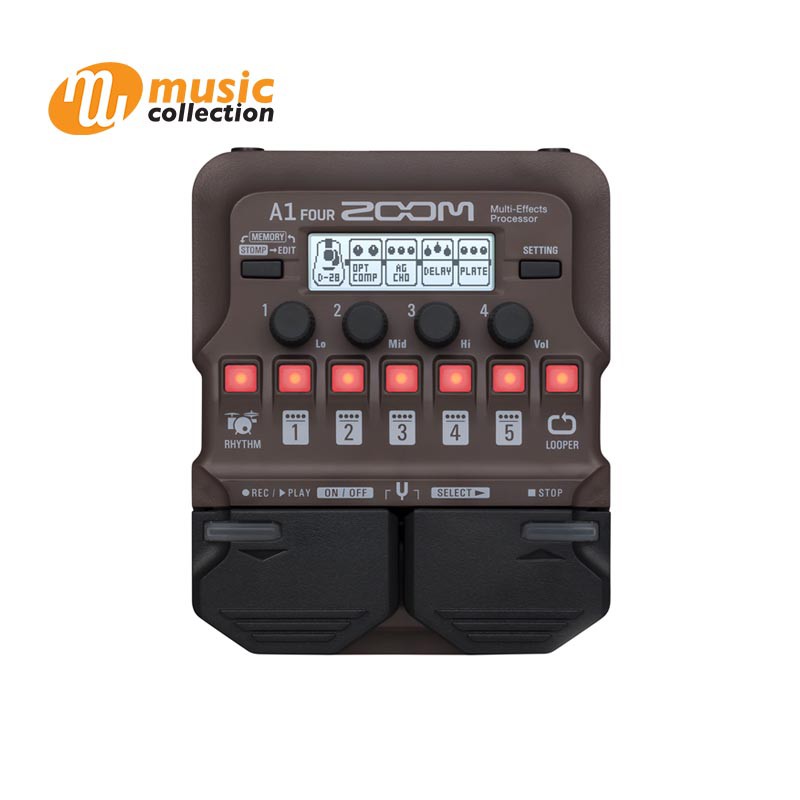เอฟเฟคกีตาร์โปร่ง ZOOM A1 FOUR ACOUSTIC MULTI-EFFECT PROCESSOR