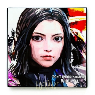 Alita Battle Angel อลิตา แบทเทิล แองเจิ้ล รูปภาพ​ติด​ผนัง ​pop​ art การ์ตูน กรอบรูป แต่งบ้าน ของขวัญ โปสเตอร์ รูปภาพ