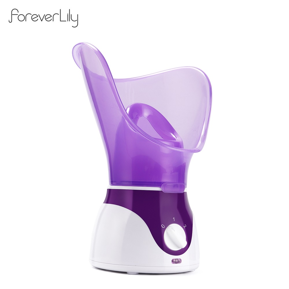 Foreverlily Face Steamer Machine Deep Hydration Clean Facial Mist Steam Sprayer ต่อต้านริ้วรอยไวท์เทนนิ่งผิว V aporizer Skin Care เครื่องมือ