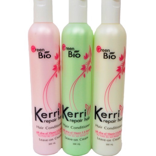 กรีนไบโอ เคอร์รี่ รีแพร์  Green bio kerri repair hair   Hair conditioner Leave-on cream