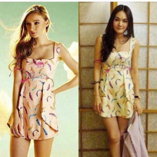 BTH dressลายสกีนฟรุ้งฟริ้งน่ารักๆ