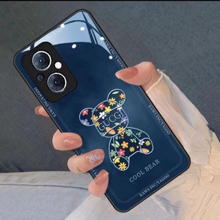 เคส OPPO Reno 8Z 5G เคส OPPO Reno 7Z 8T  6Z 6 5 4 7 8 10 Pro Plus เคส OPPO A77S A74 5G A78 A96 A76 A77 A57 2022เคสโทรศัพท์มือถือ ลายกระต่าย ป้องกันกล้อง สําหรับ