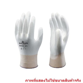 ถุงมือนิรภัย M ขาว โชวา 21SWABO500 White M-Showa Safety Gloves 21SWABO500