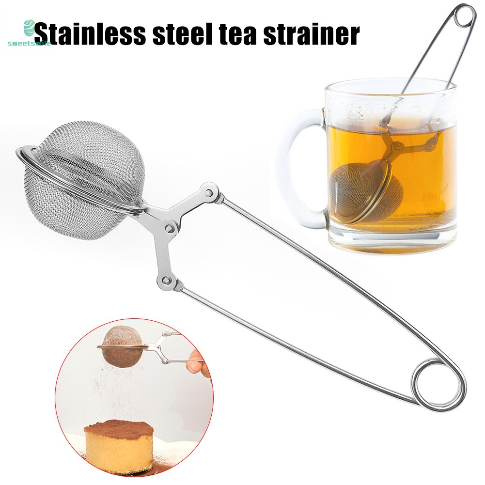 L Tea Infuser Stainless Steel Sphere Mesh Tea Strainer Coffee Herb ...