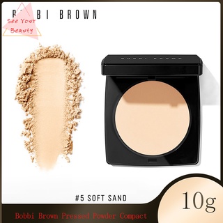 เวอร์ชั่นใหม่ Bobbi Brown Sheer Finish  Pressed Powder Compact #01 / #05 แป้งฝุ่น 10g (บ็อบบี้ บราวน์)