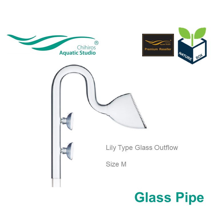Chihiros Outflow Glass (มีสินค้าพร้อมส่ง) ท่อ Outflow แก้ว สำหรับตู้ไม้น้ำ ตู้ปลา